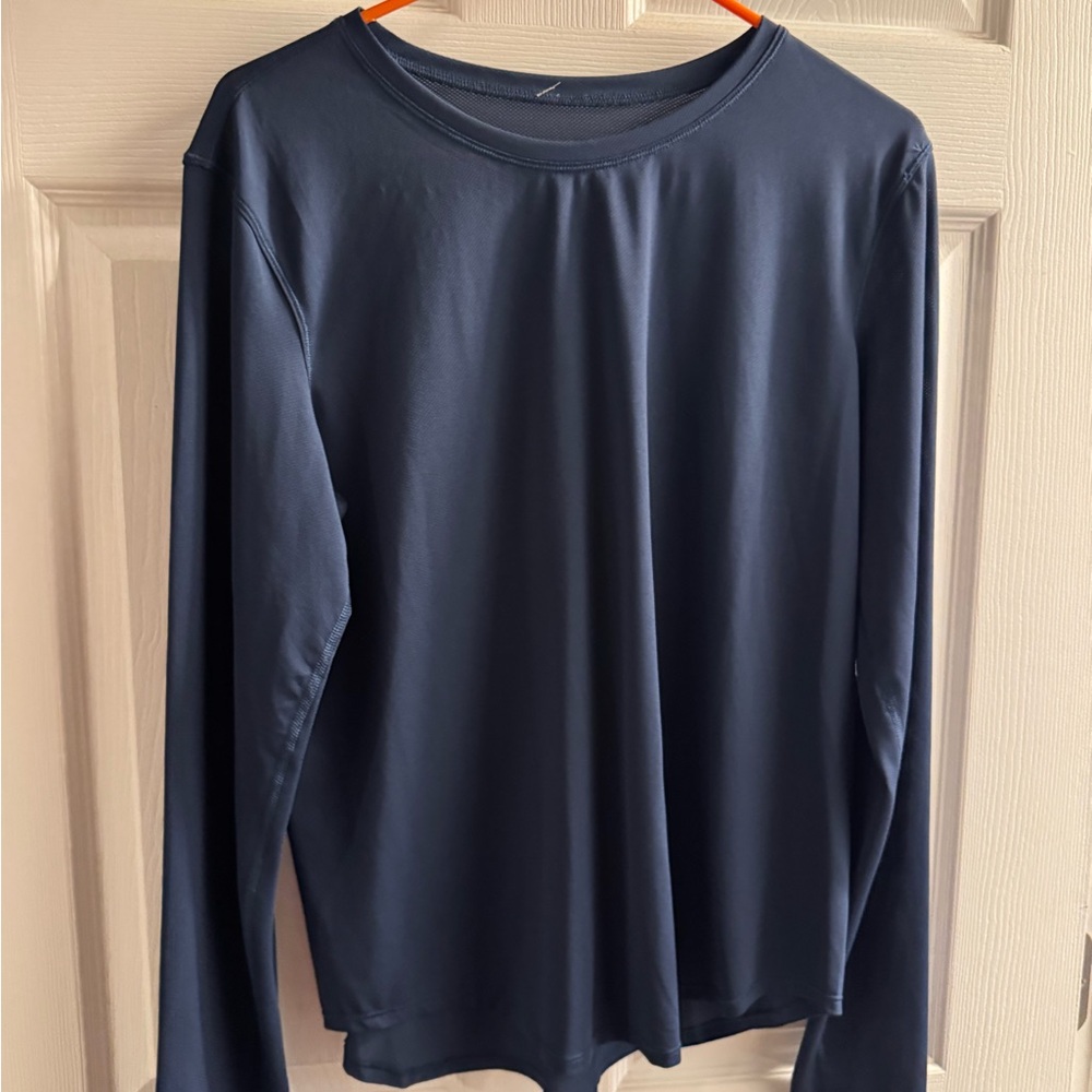 Lululemon Navy Long Sleeve Shirt- worn once